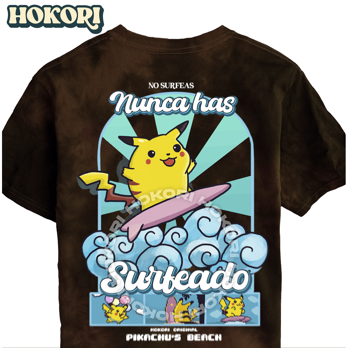 Polera Pikachu Surf