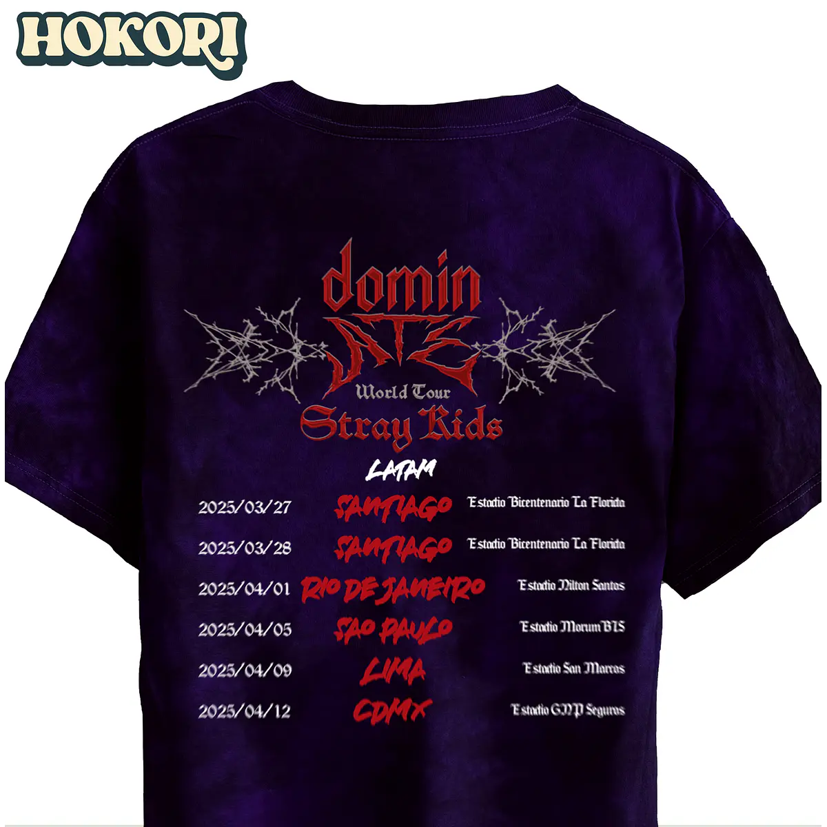 Polera Dominate World Tour