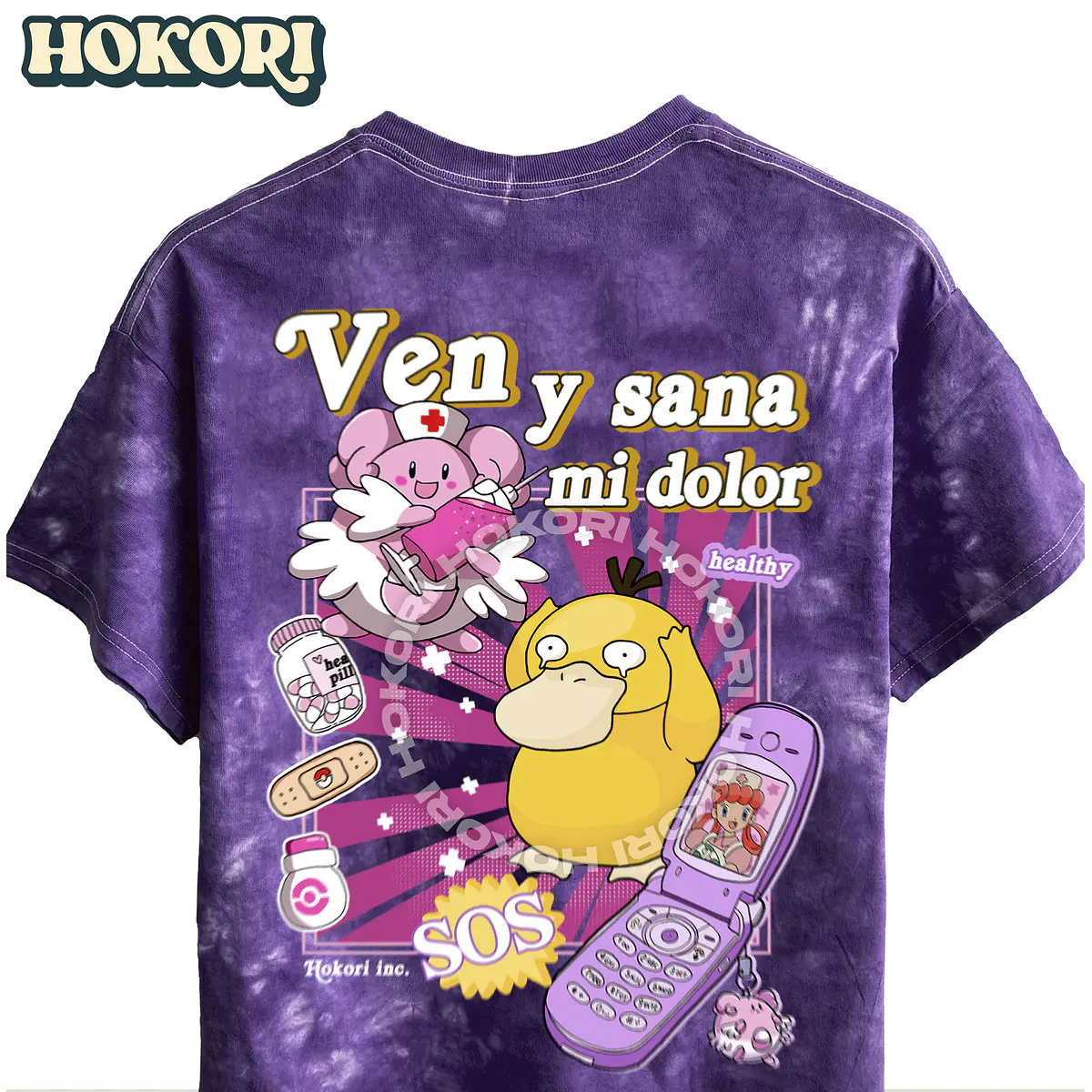 Polera Blissey & Psyduck