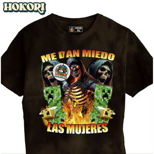 Polera Me dan miedo las mujeres