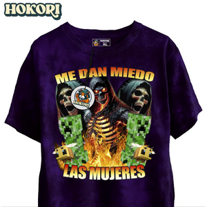 Polera Me dan miedo las mujeres