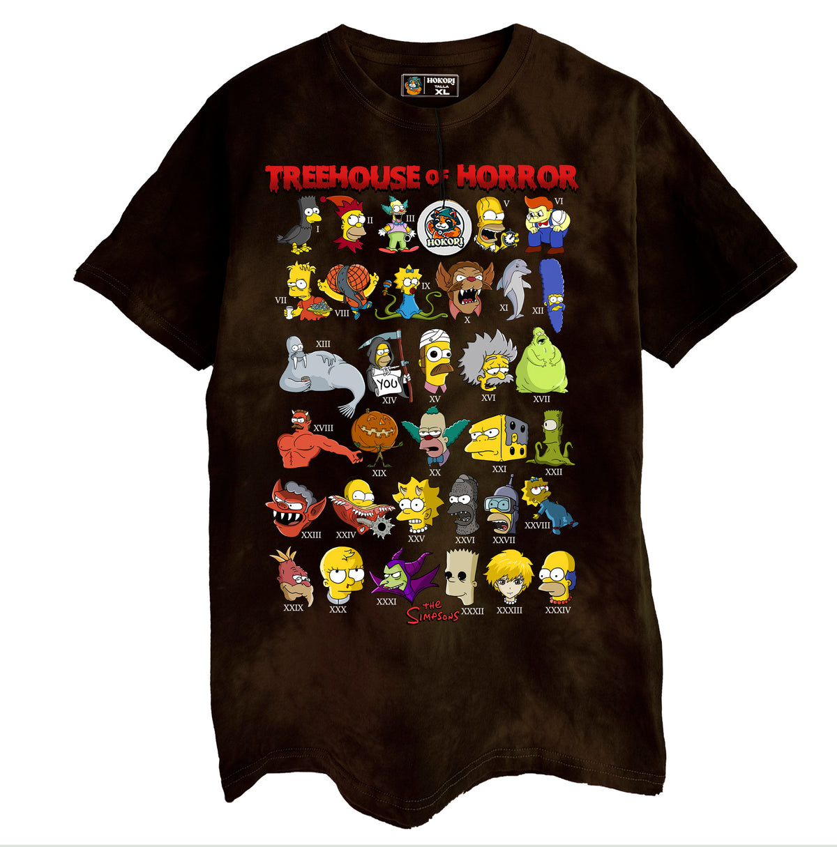 Polera Casita del Horror Los Simpsons