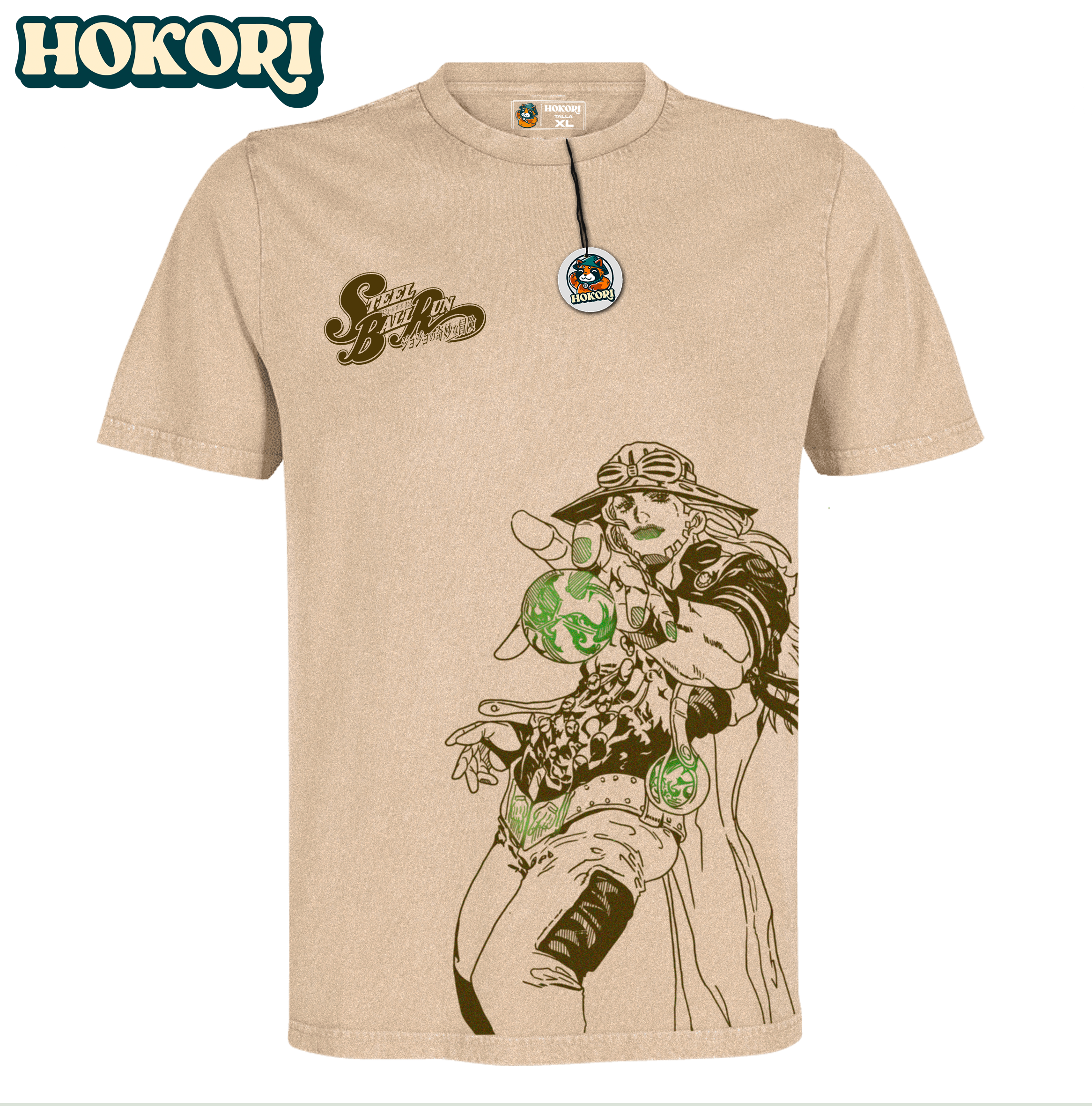 Polera Streetwear Gyro Zeppeli JOJO'S