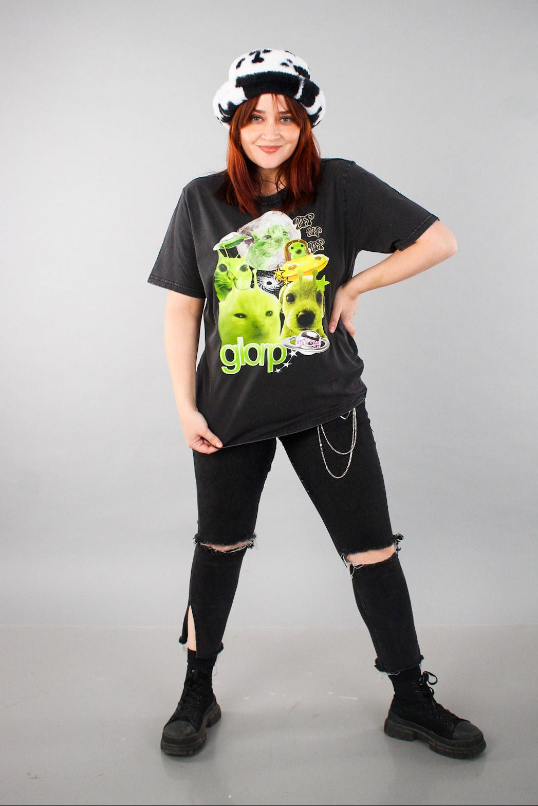 Polera Glorp Cat Alien