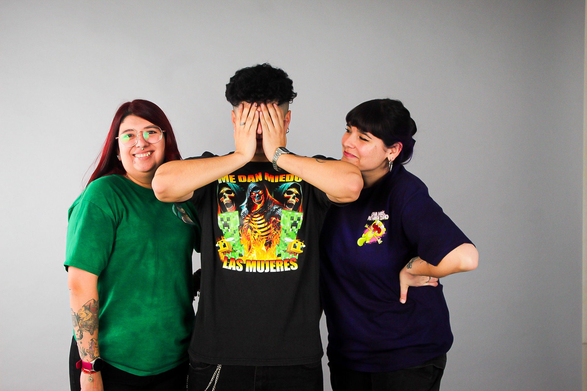 Polera Me dan miedo las mujeres