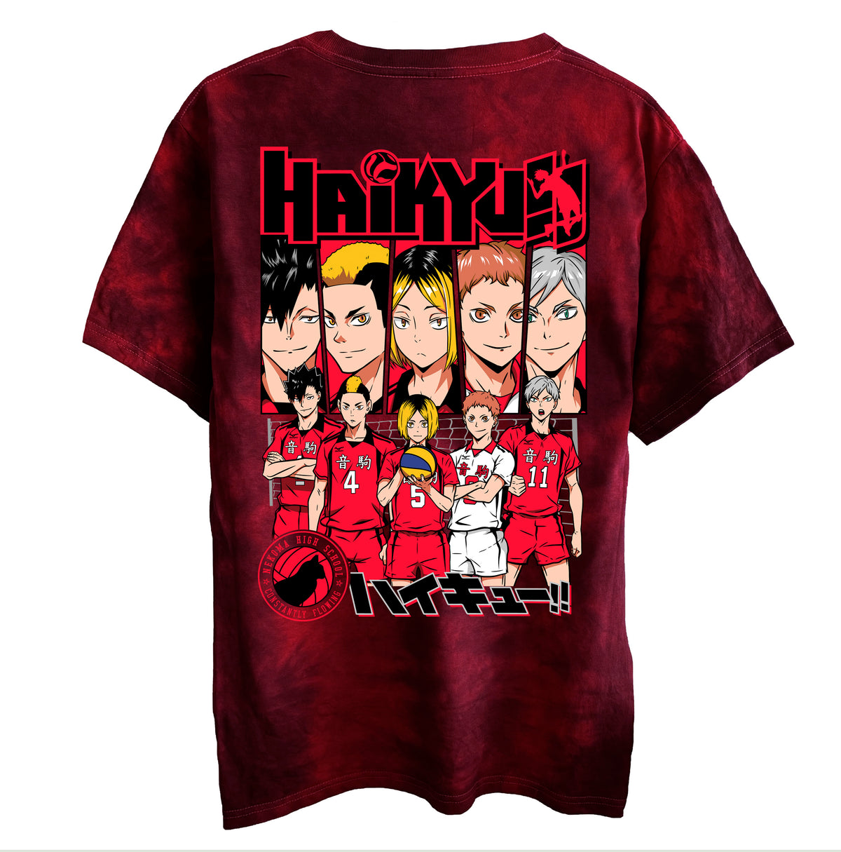 Polera Team Nekoma Haikyu!!
