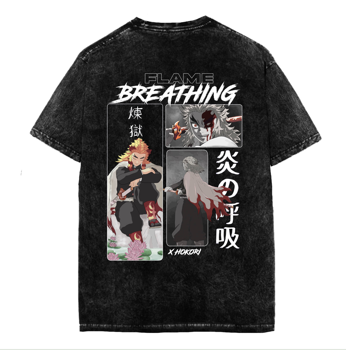 Polera Rengoku Kimetsu No Yaiba