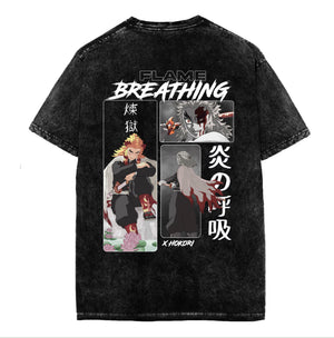 Polera Rengoku Kimetsu No Yaiba