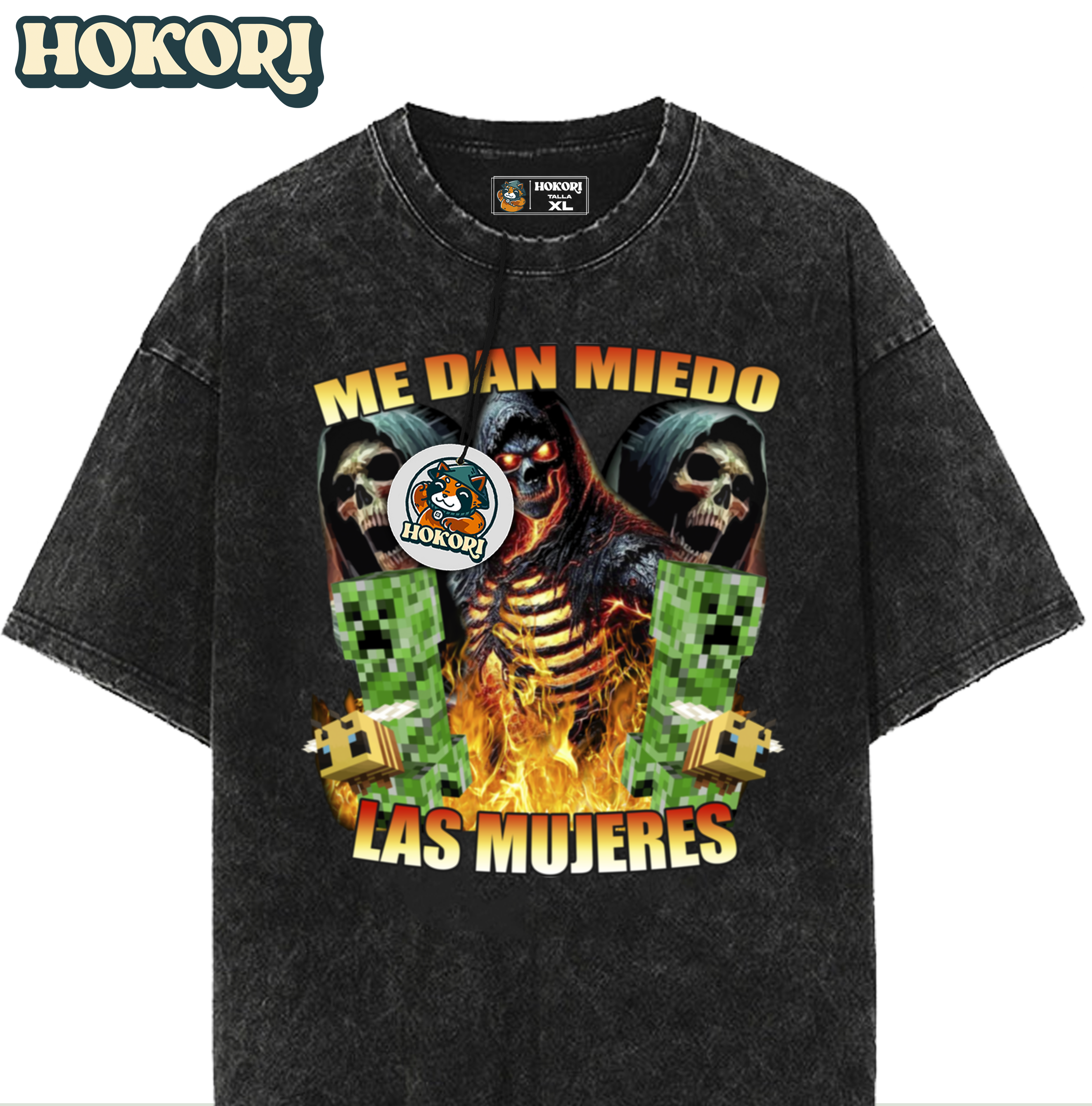 Polera Me dan miedo las mujeres