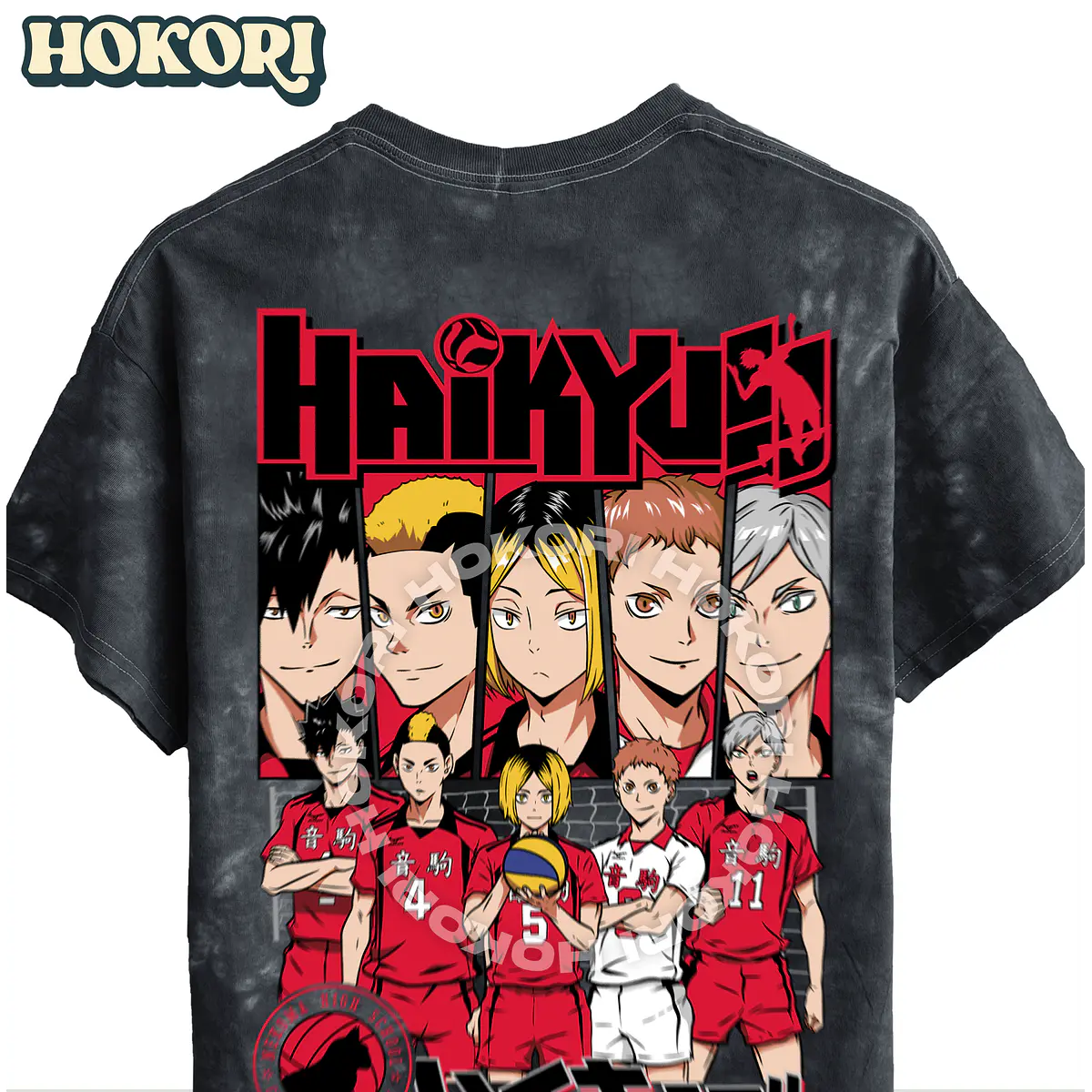 Polera Team Nekoma Haikyu!!
