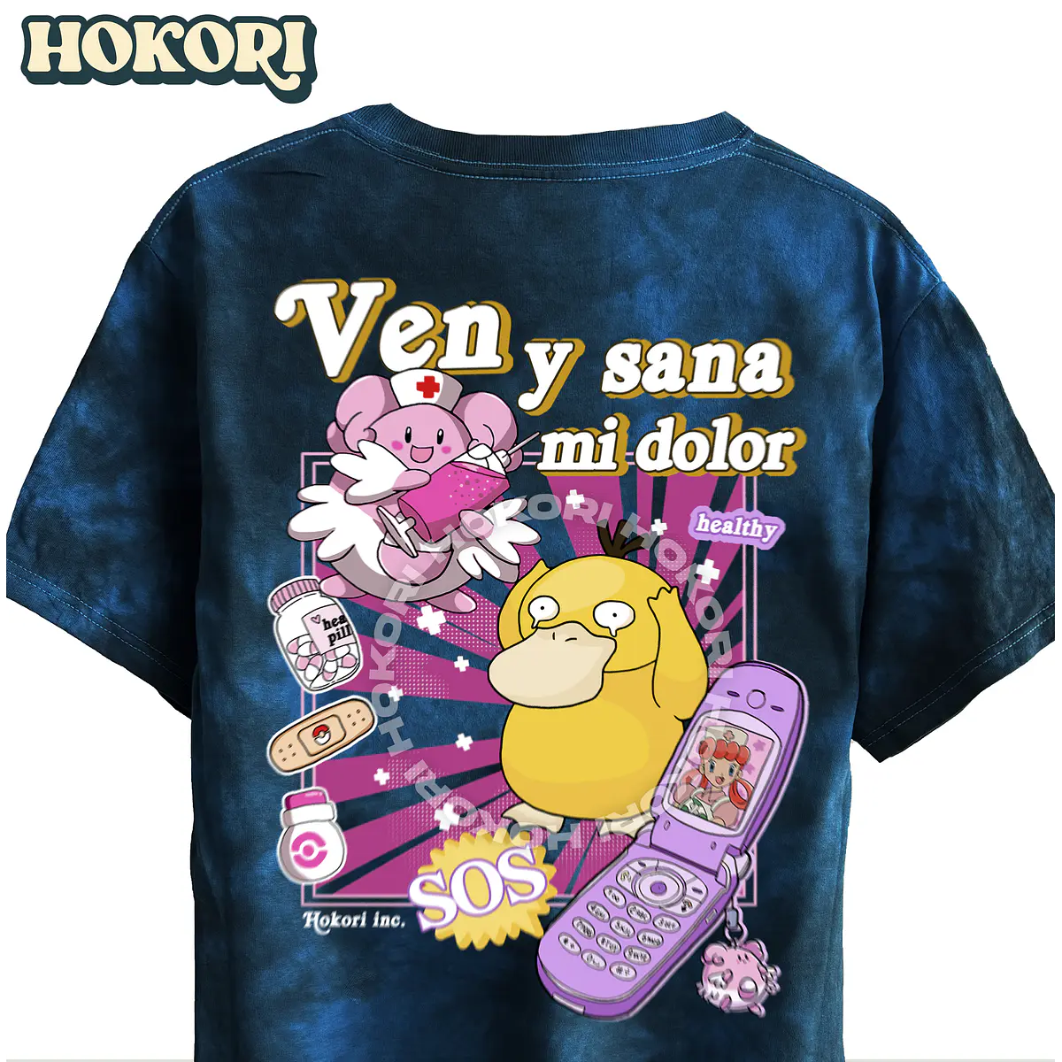 Polera Blissey & Psyduck