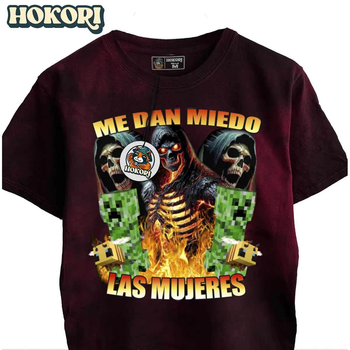 Polera Me dan miedo las mujeres
