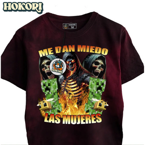 Polera Me dan miedo las mujeres