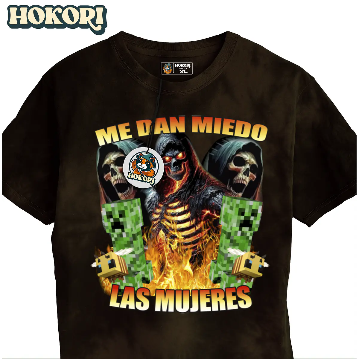 Polera Me dan miedo las mujeres