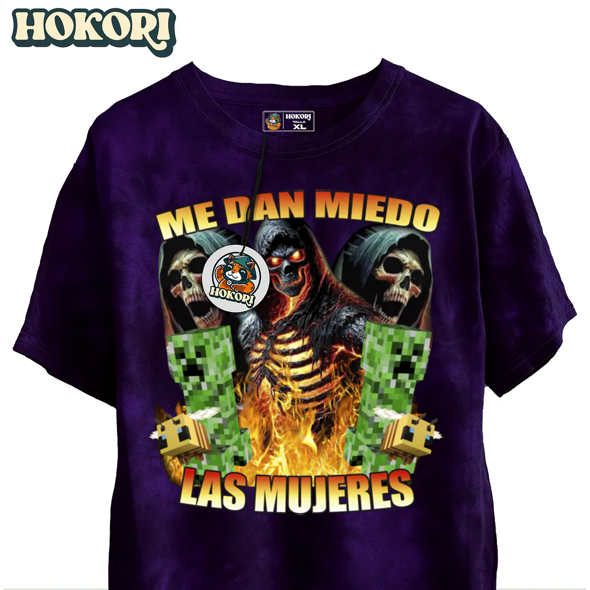 Polera Me dan miedo las mujeres