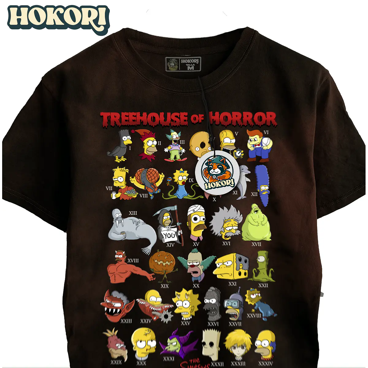 Polera Casita del Horror de Los Simpsons