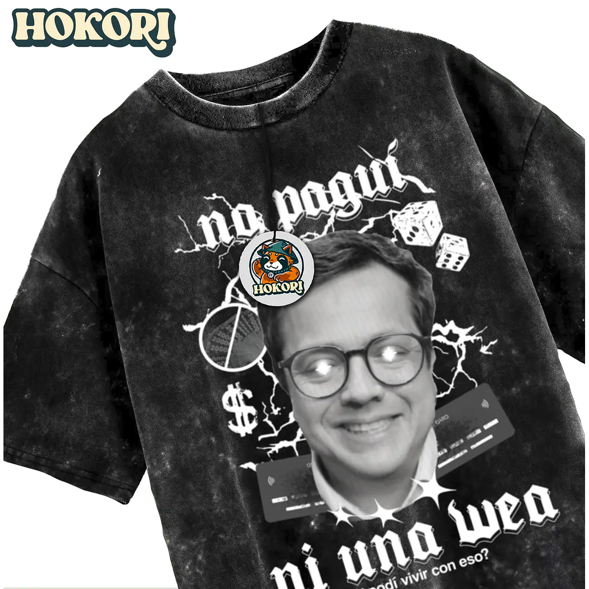 Polera No paguí ni una wea
