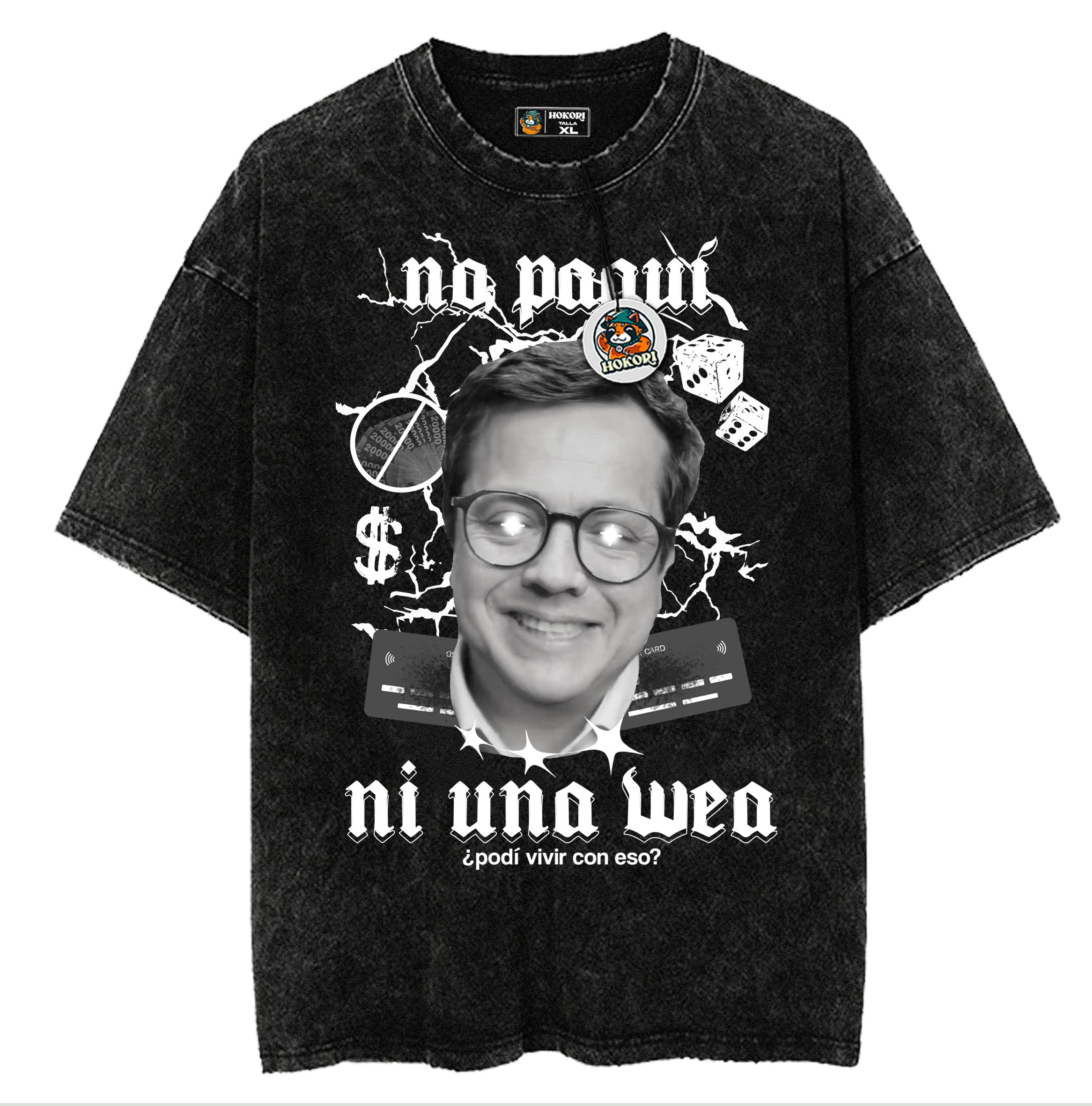 Polera No paguí ni una wea