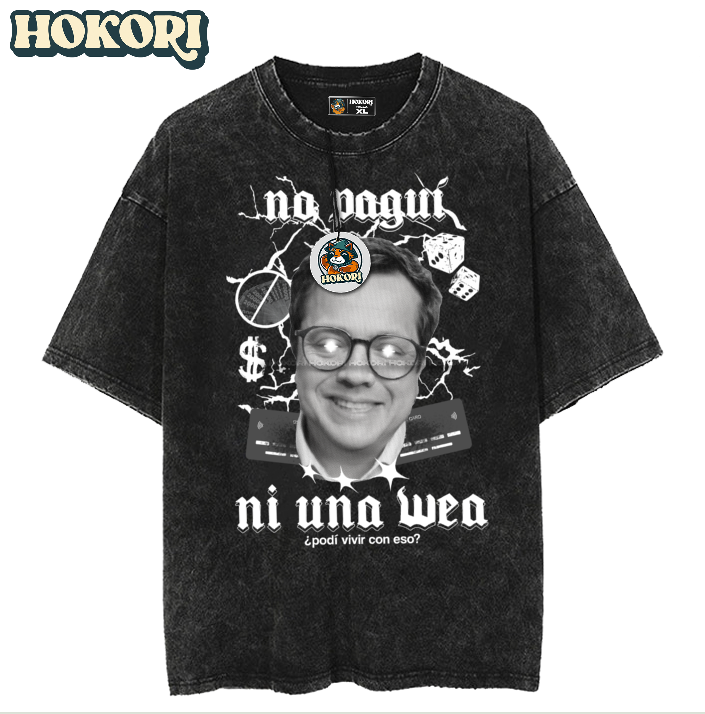 Polera No paguí ni una wea