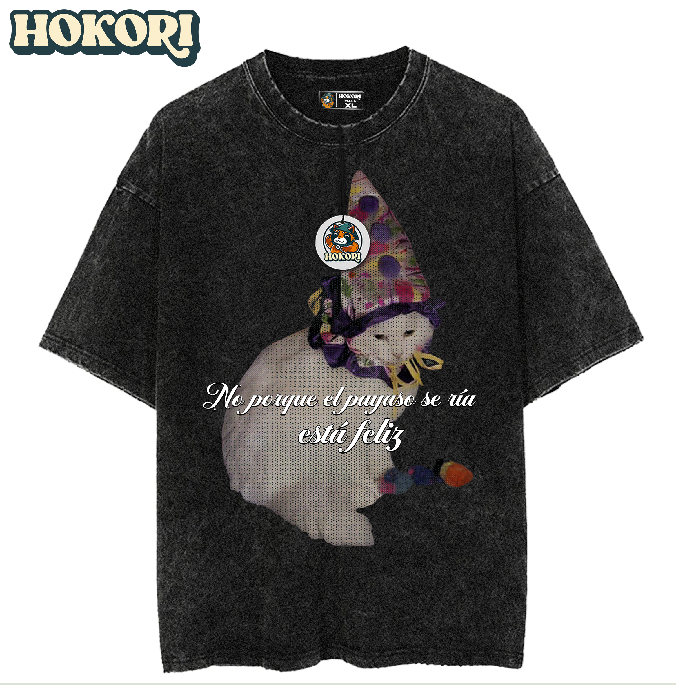 Polera Clown Cat