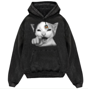 Hoodie Gato Burlon