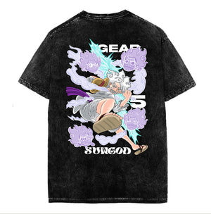 Polera Luffy Gear 5 Sungod