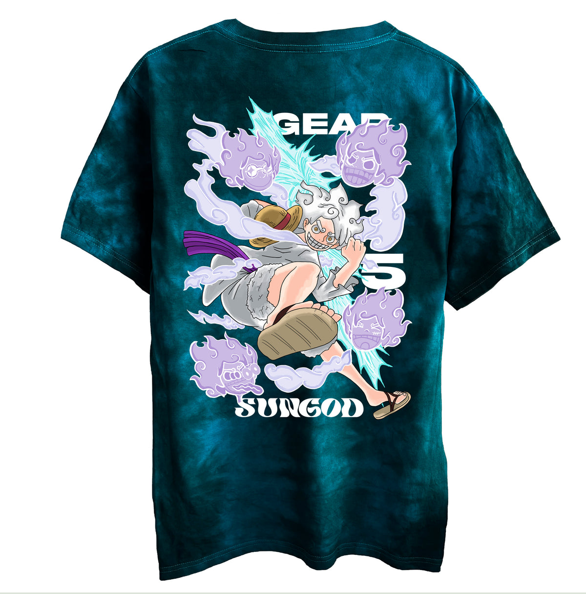 Polera Luffy Gear 5 Sungod