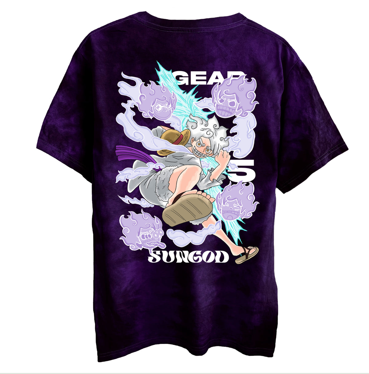 Polera Luffy Gear 5 Sungod