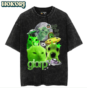 Polera Glorp Cat Alien