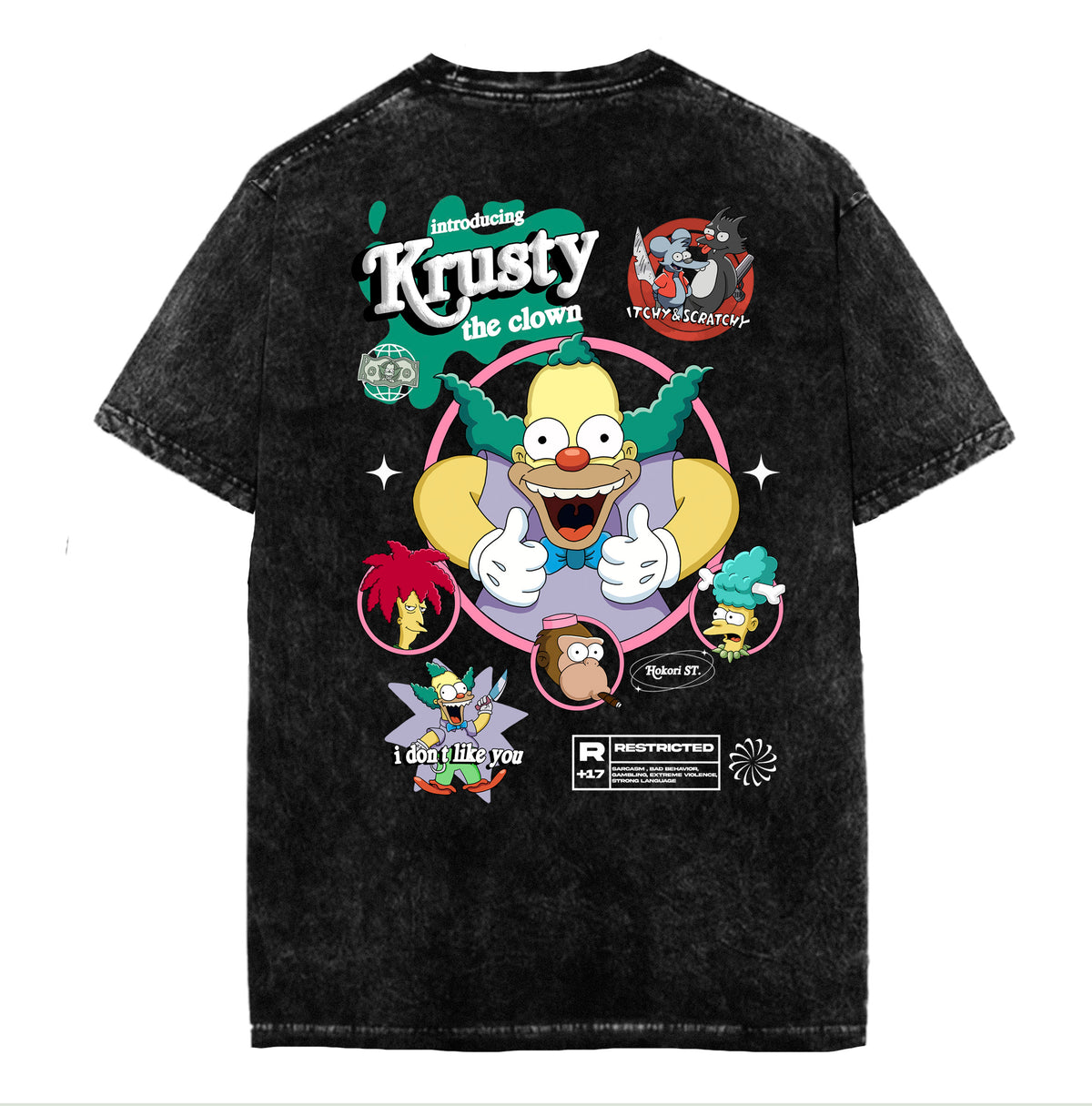 Polera Krusty El Payaso