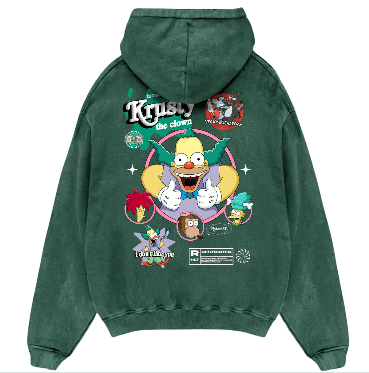 Poleron Krusty El Payaso