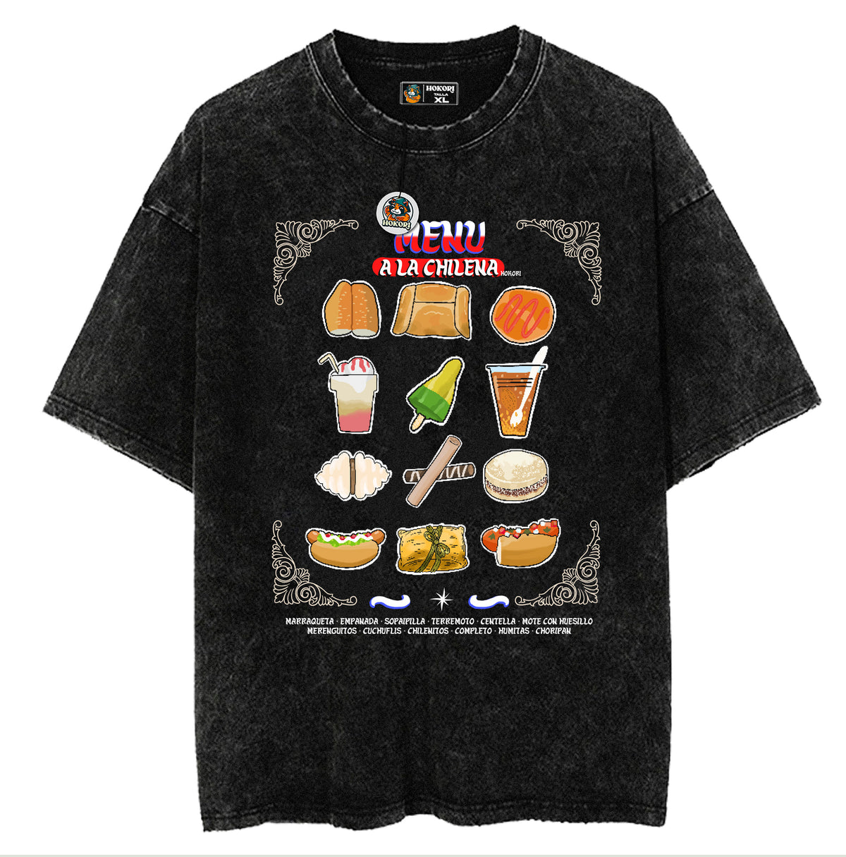 Polera Menú a la Chilena