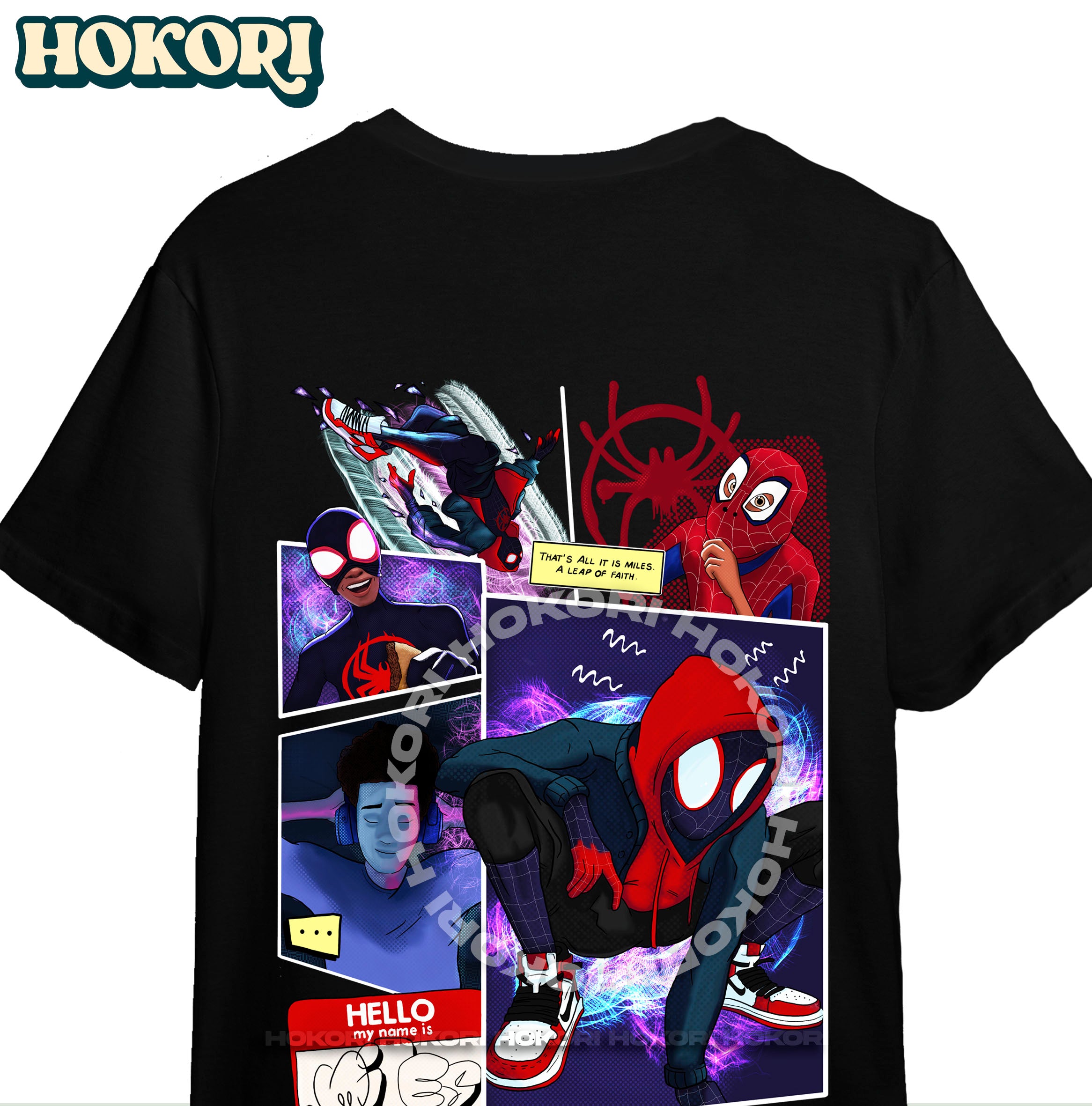 Polera Miles Morales de Spiderman