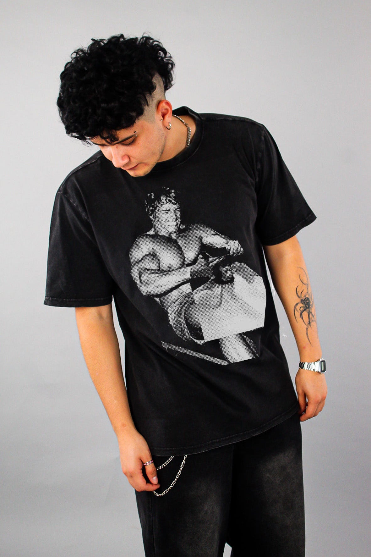 Polera Peluquero Schwarzenegger