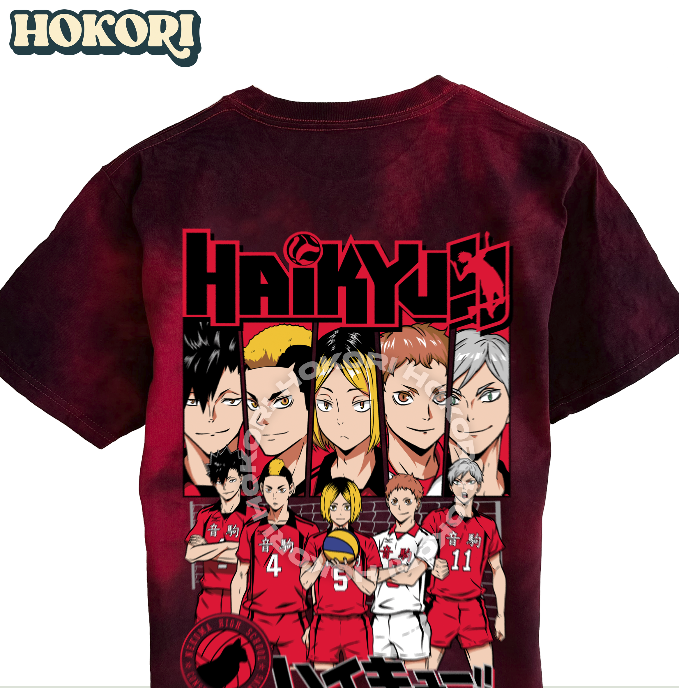 Polera Team Nekoma Haikyu!!