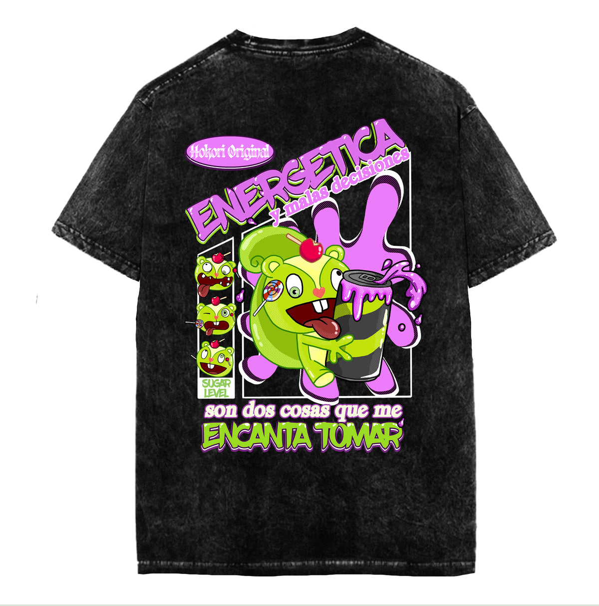 Polera Nutty Energetica Happy Tree Friends