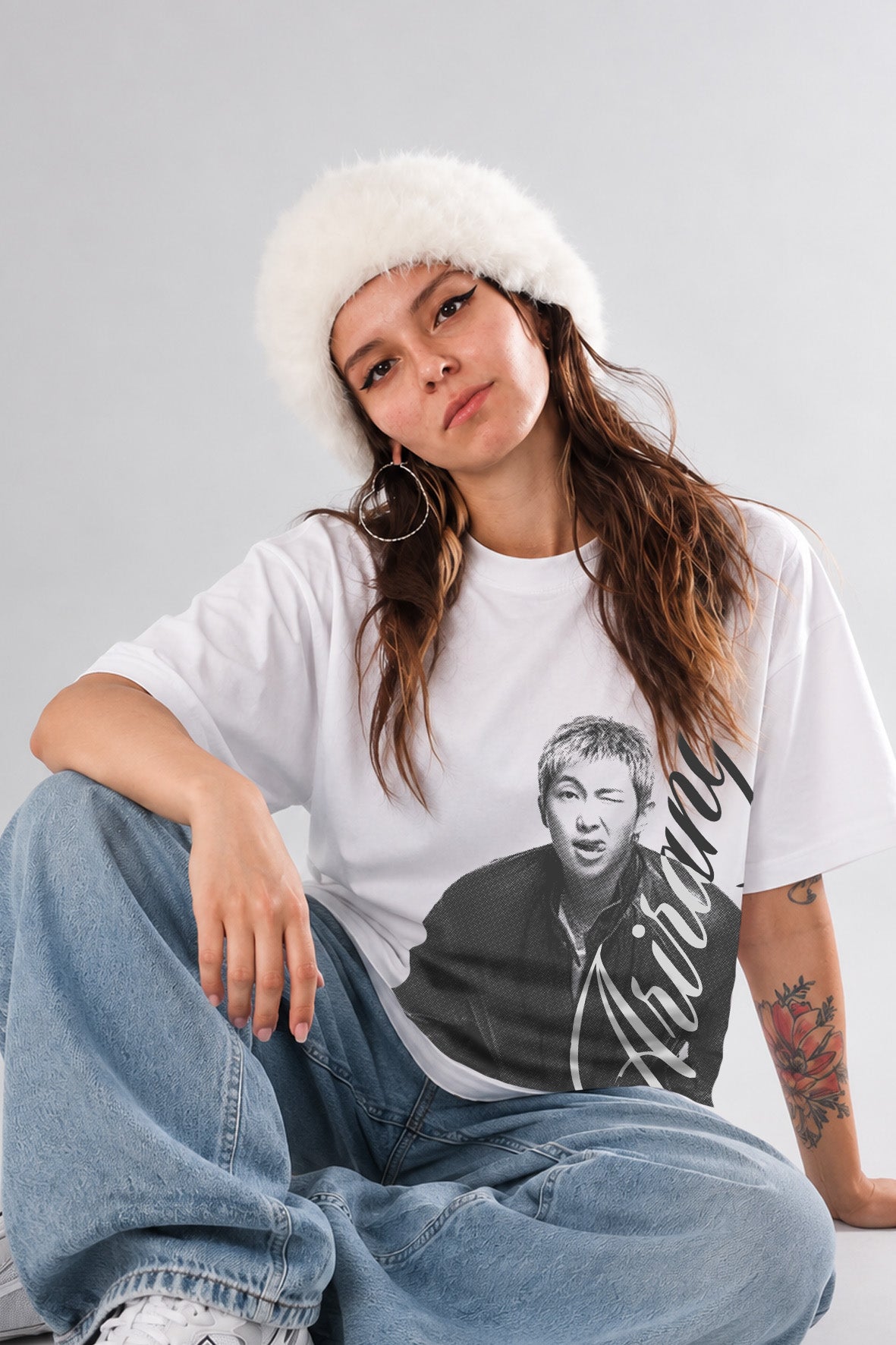 Polera BTS Arirang White Edition