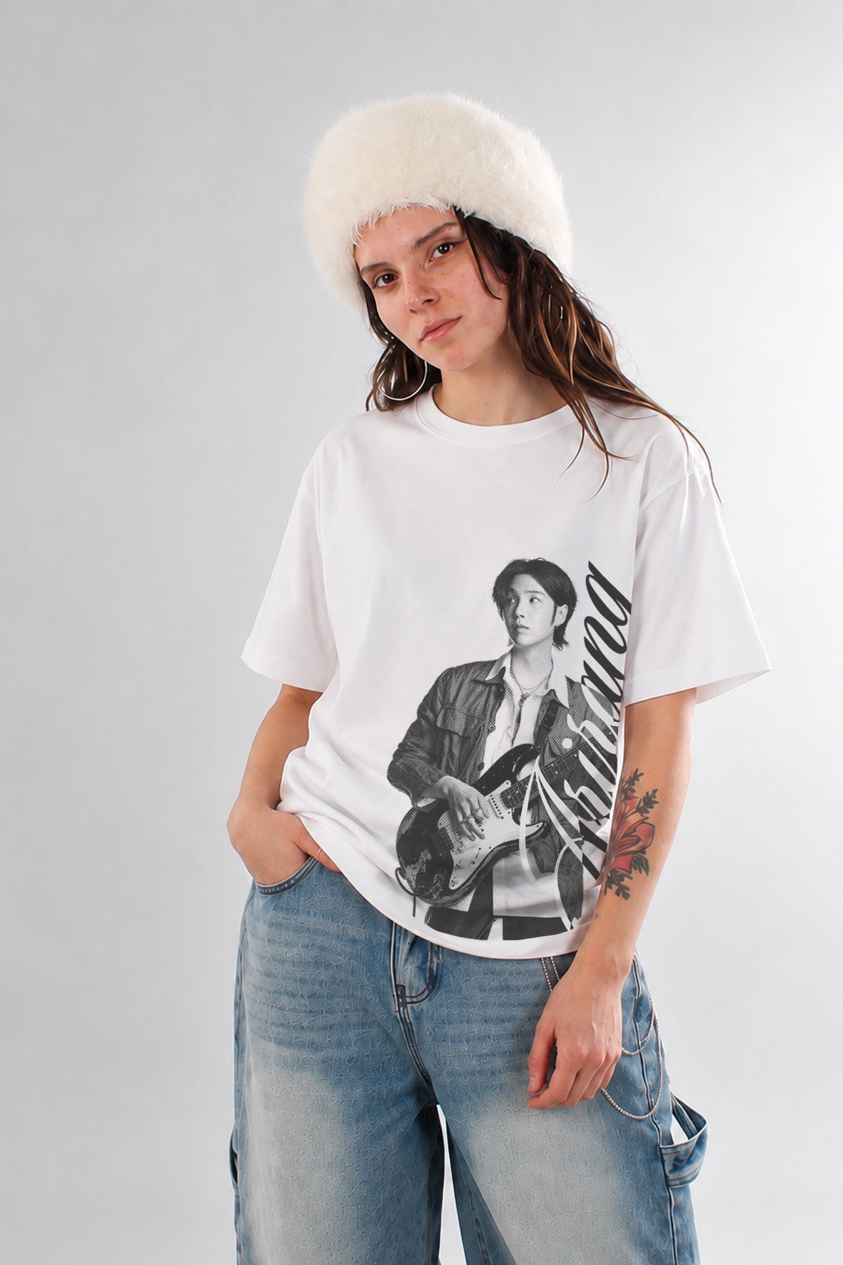 Polera BTS Arirang White Edition