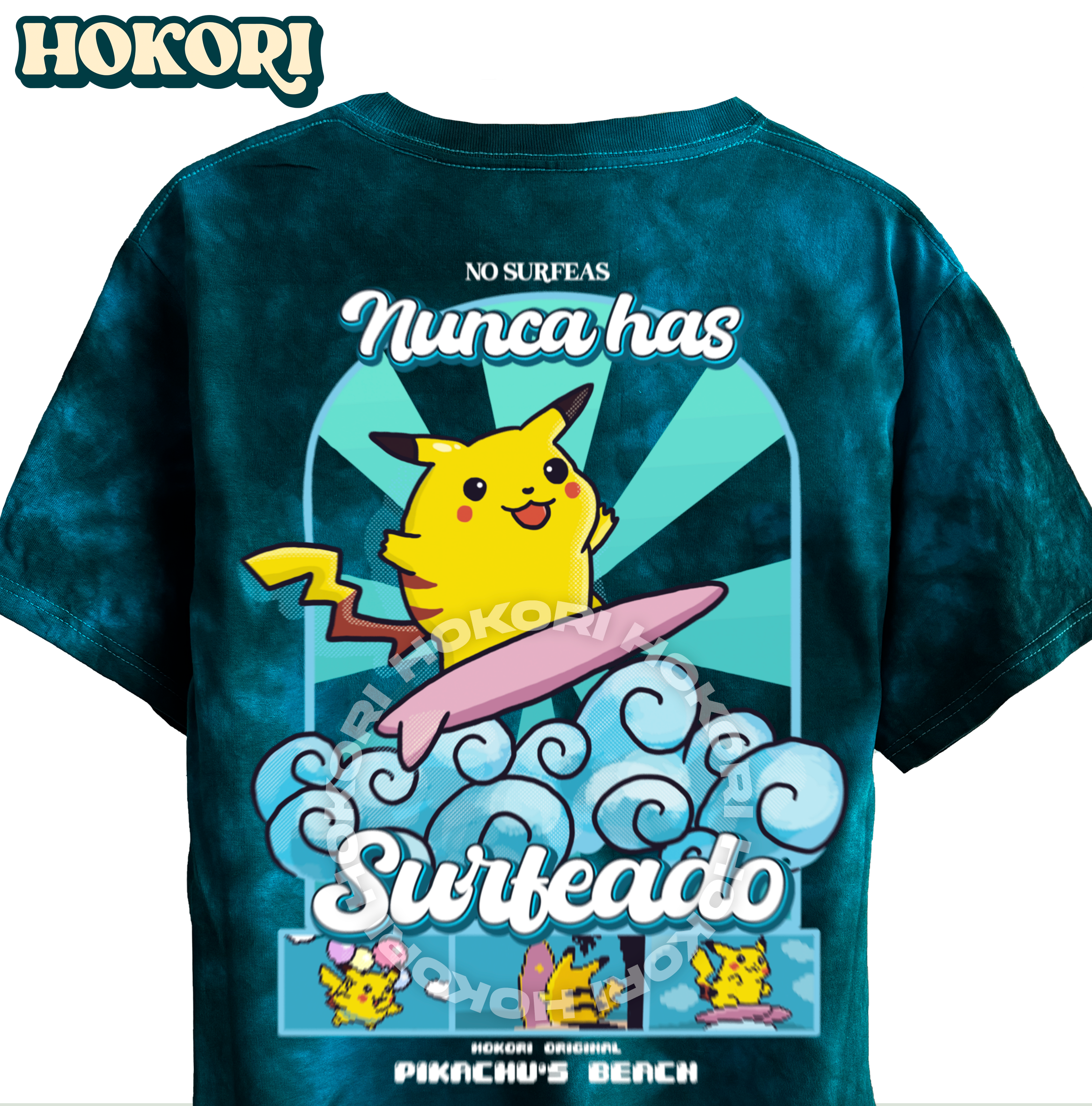 Polera Pikachu Surf