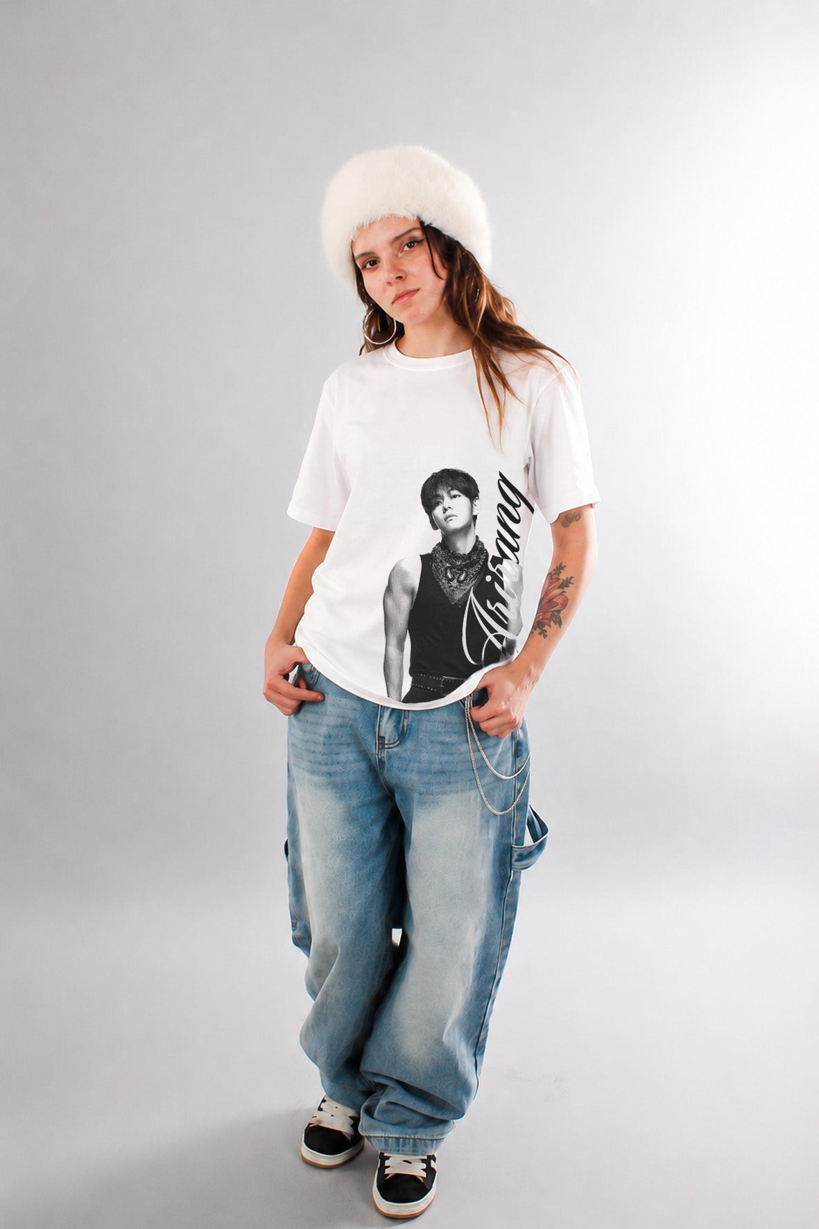 Polera BTS Arirang White Edition