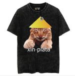 Polera Gato Xin-Plata