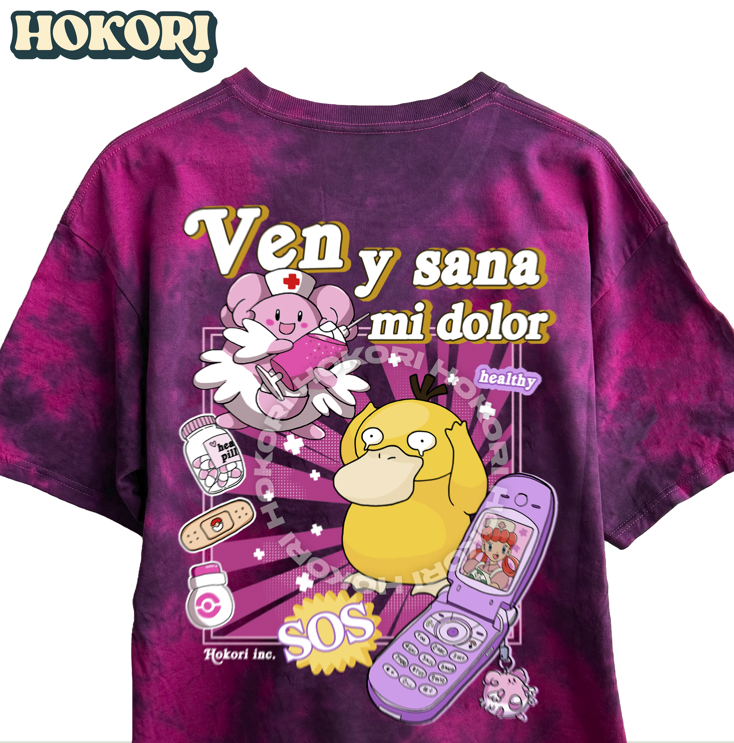 Polera Blissey & Psyduck