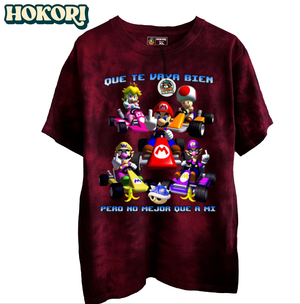 Polera Que te vaya bien Mario Kart