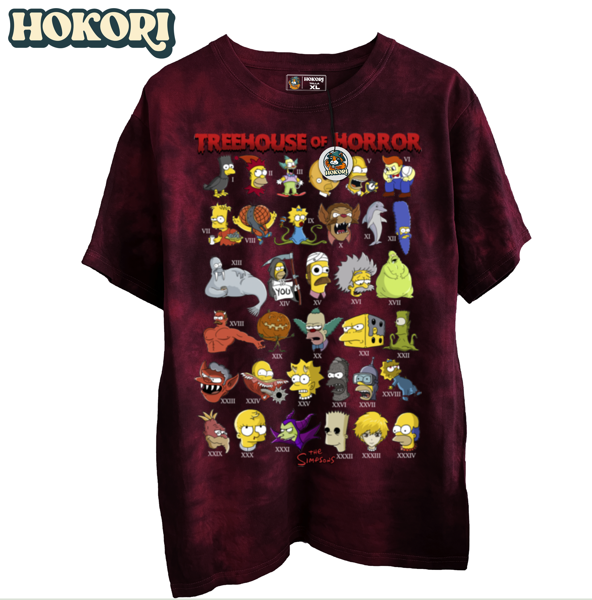 Polera Casita del Horror de Los Simpsons